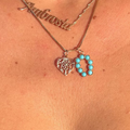 14K Vintage Filigree Heart Charm