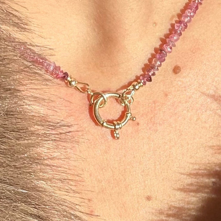 14K Gold 12mm Spring Clasp for Charms