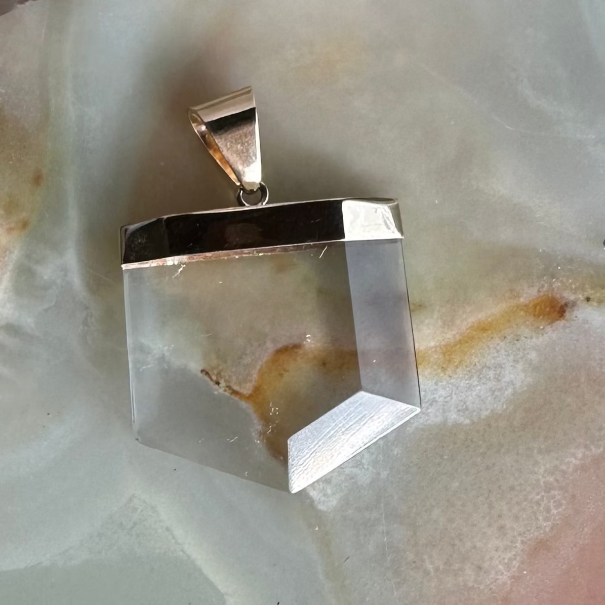 14K Manifestation pendant