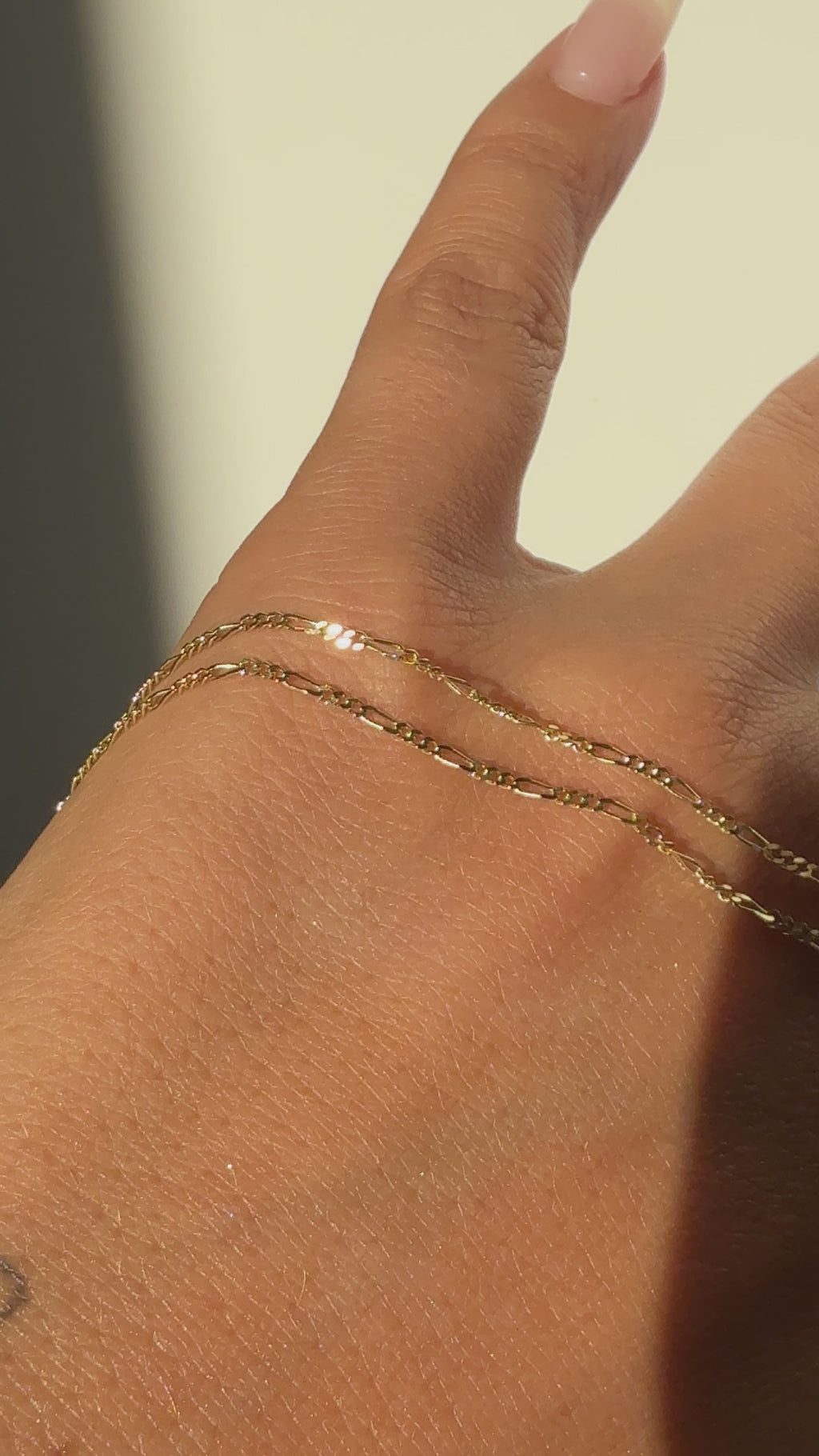 The Perfect 14K  Pendant Figaro  Chain