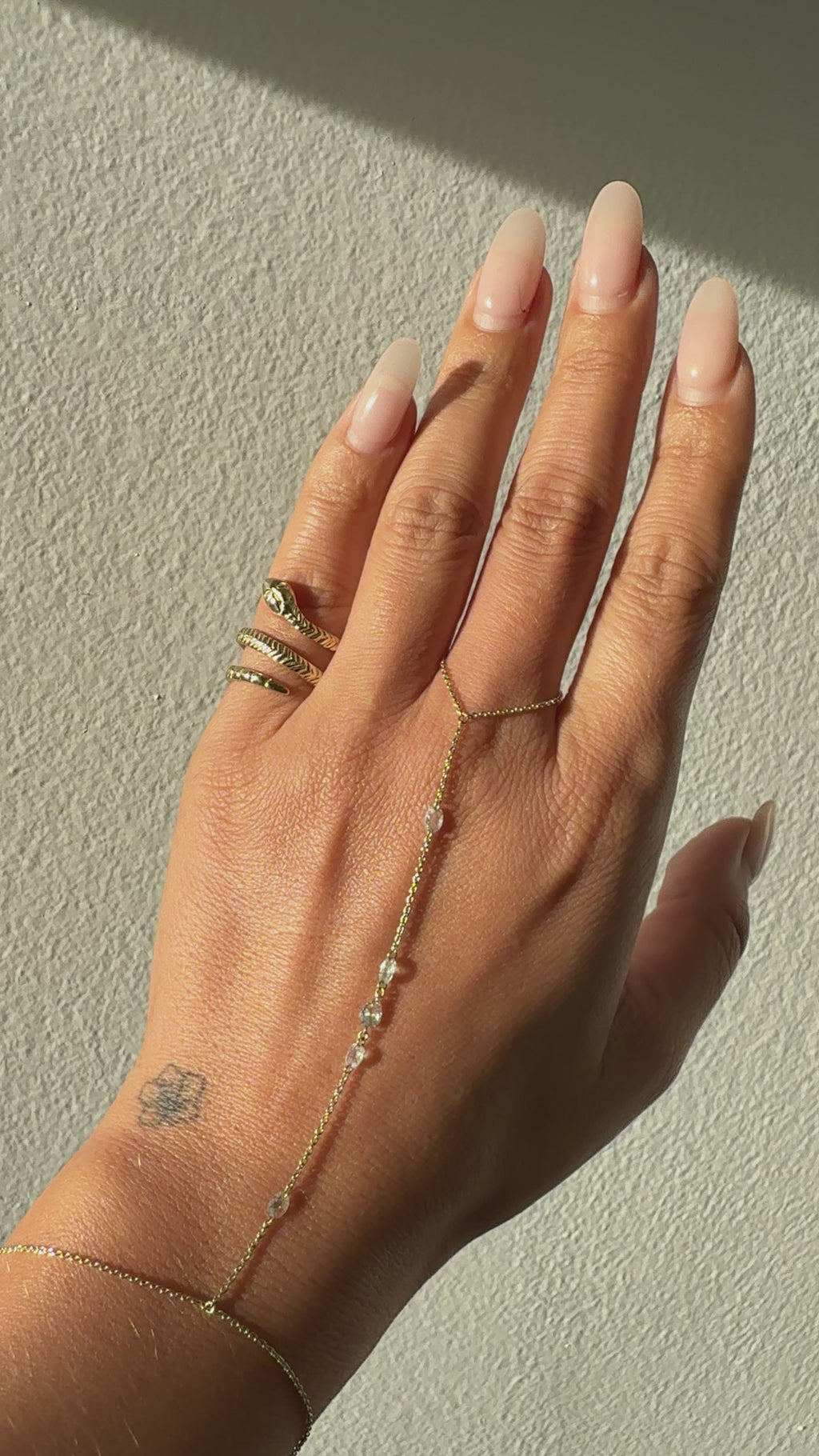 14K Goddess Serpent Ring