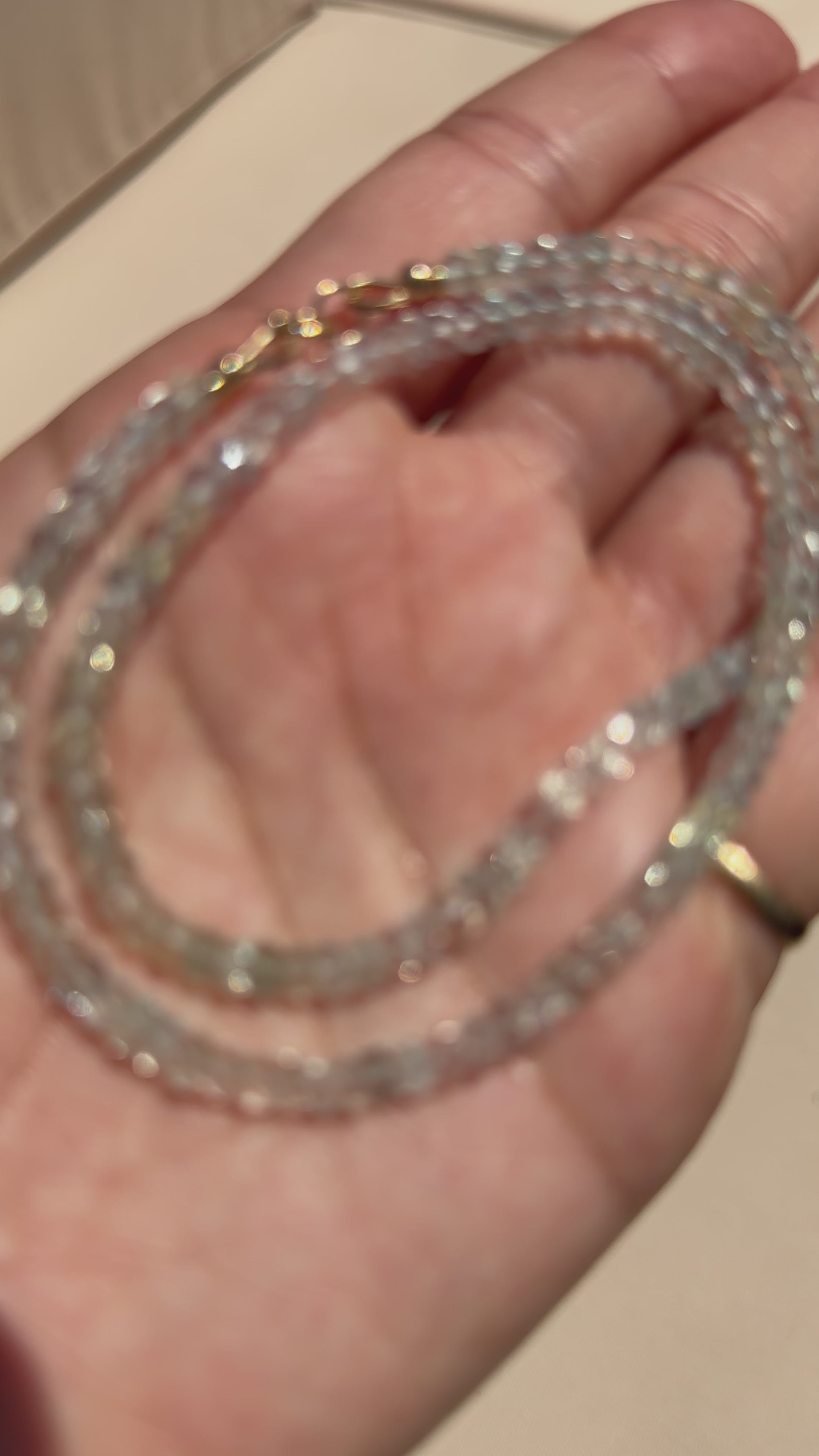 14K Aquamarine Choker